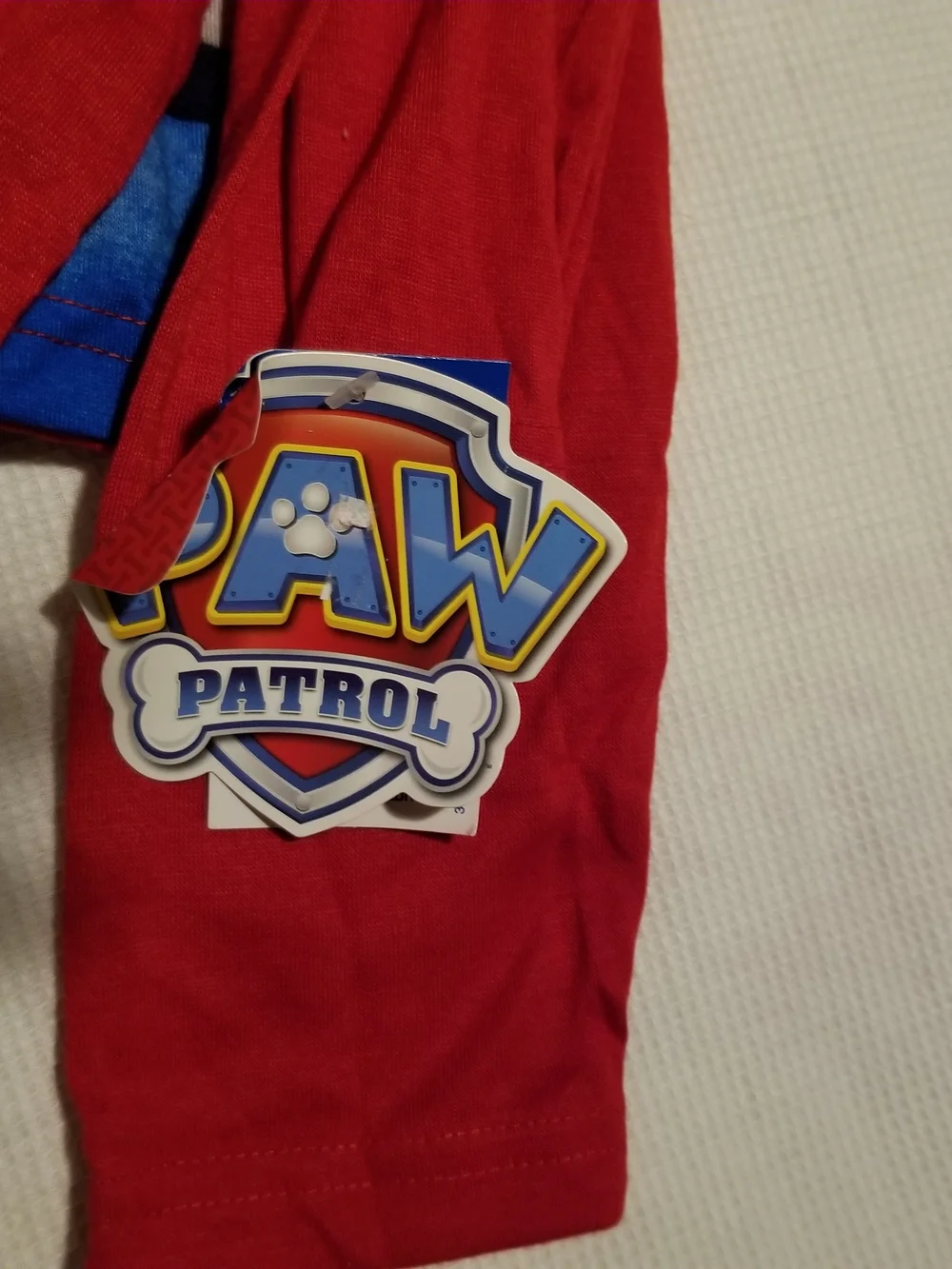 Paw Patrol Boy's 5T Red and Navy Blue Two-Piece Pajama Set